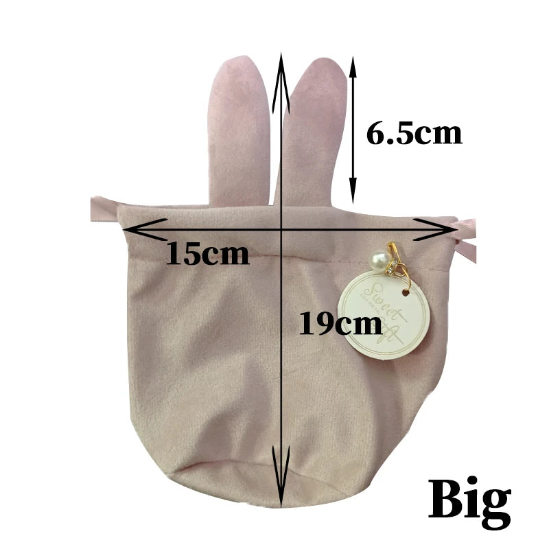Cloth Easter Bags Cute Bunny Gift Packing Bags Wholesale Rabbit Chocolate Candy Bags Wedding Birthday Party Decoration 2025 New