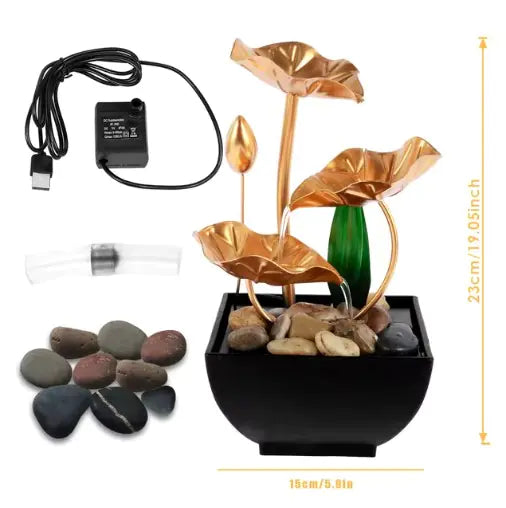 Soothing Desktop Waterfall Fountain