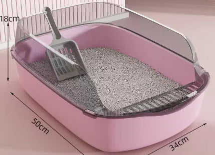 Anti-Splash Cat Litter Box