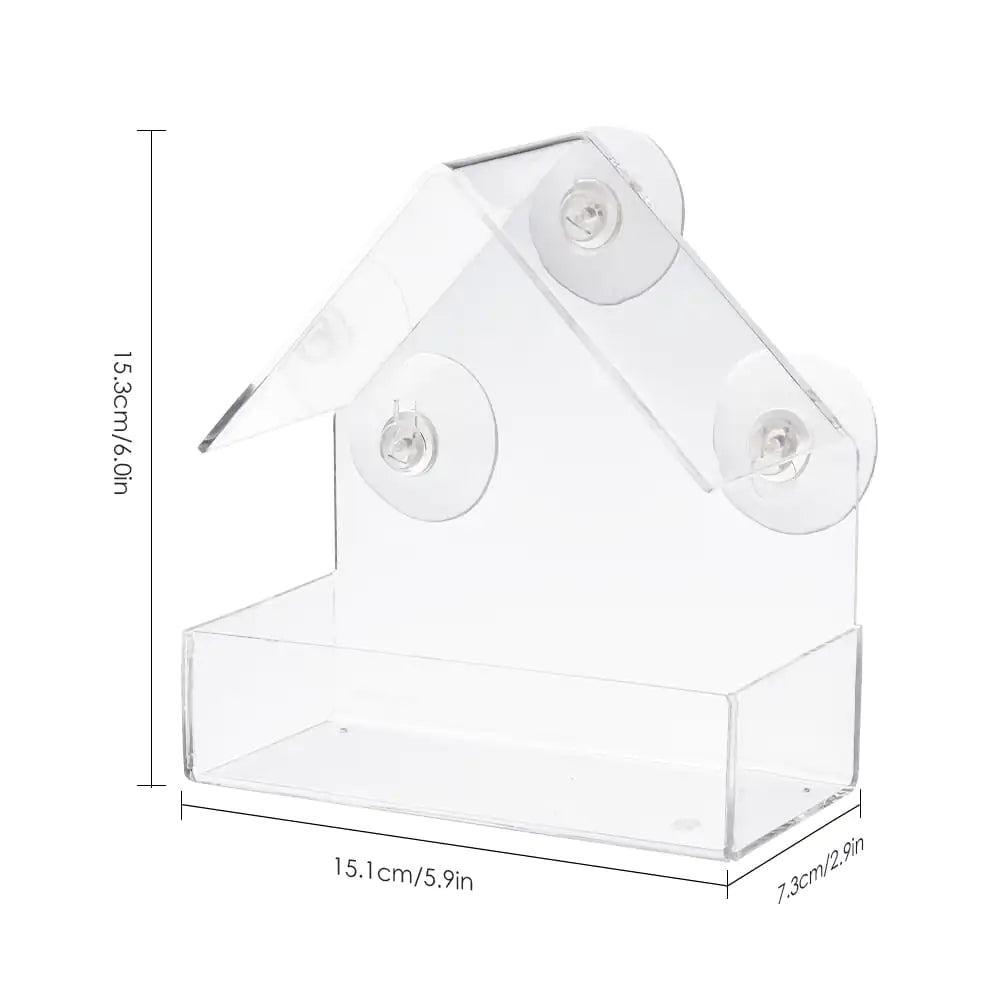 ClearView Suction Bird Feeder