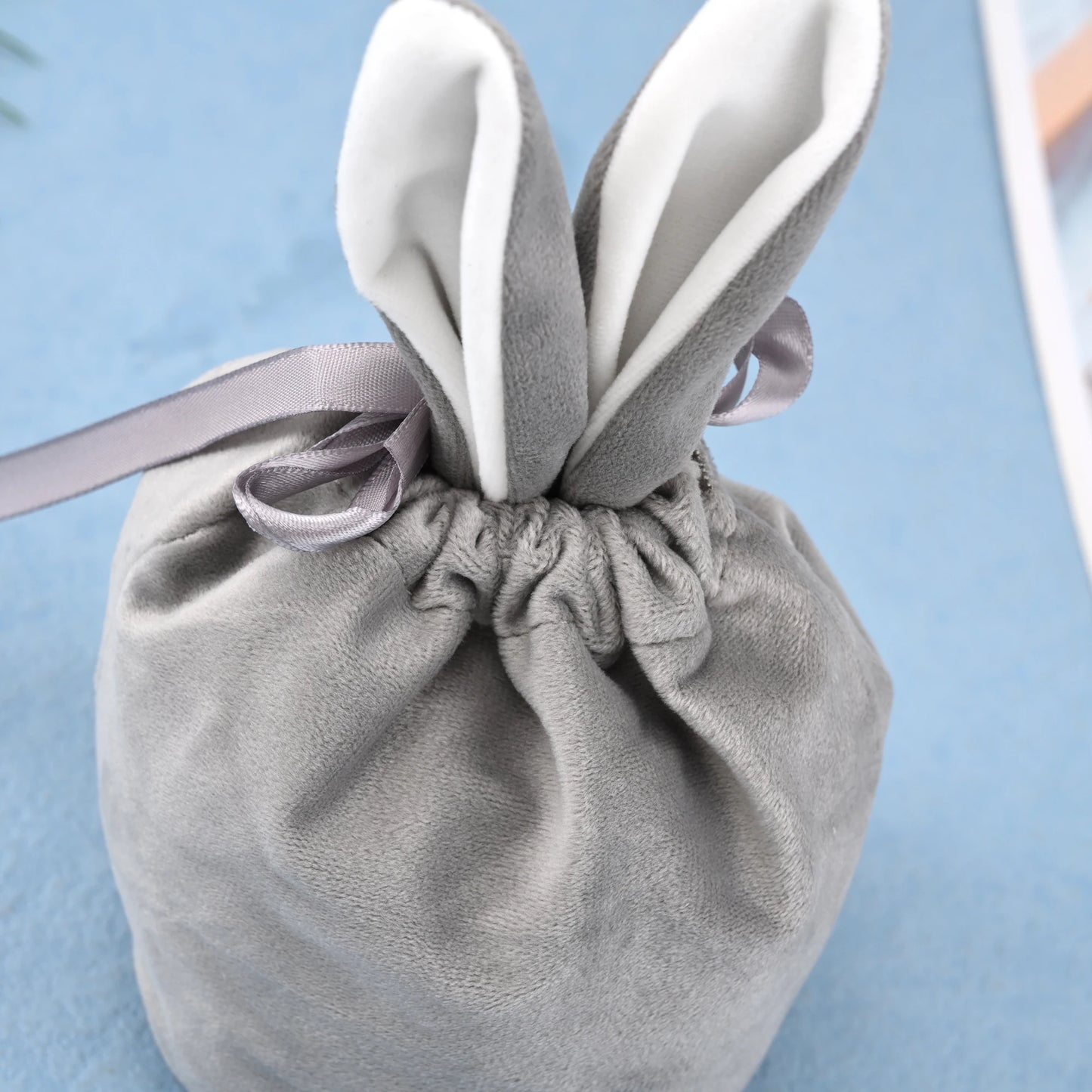 Easter Candy Bag Chocolate Bags Cloth Pouch Cute Bunny Gift Packing Bags Ears Design Birthday Wedding Party Jewelry Organizer