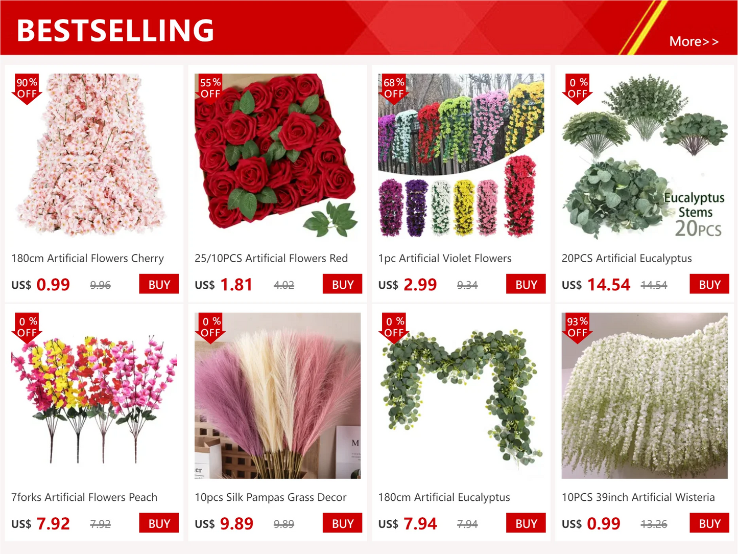Artificial Ivy Garland