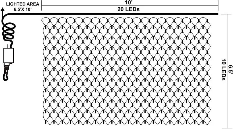 Curtain Mesh Light