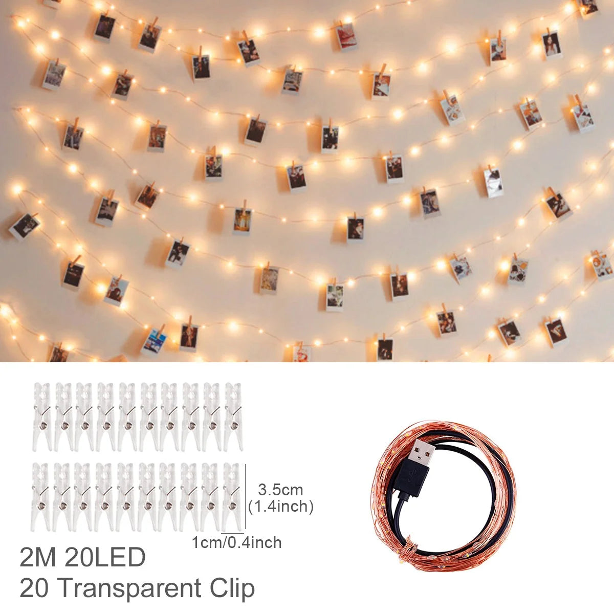 Photo Clip Light Banner