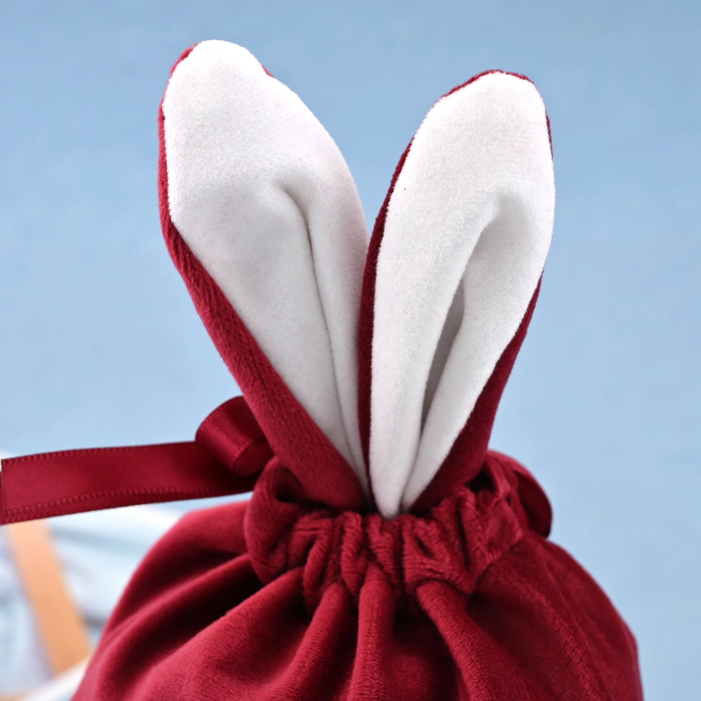 Easter Candy Bag Chocolate Bags Cloth Pouch Cute Bunny Gift Packing Bags Ears Design Birthday Wedding Party Jewelry Organizer