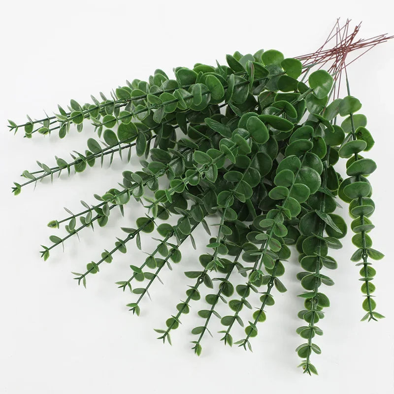 10pcs Artificial Eucalyptus Leaves
