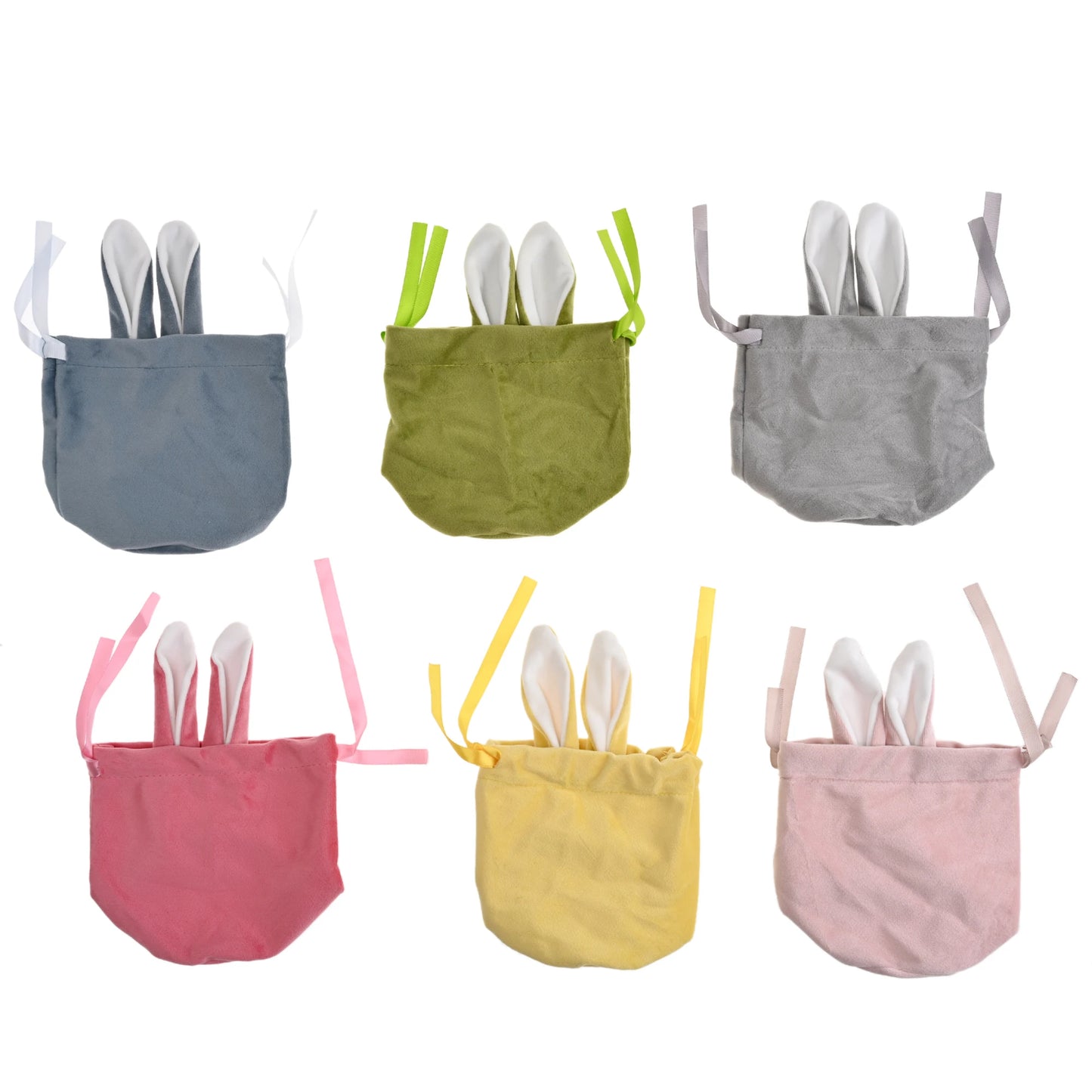 Easter Candy Bag Chocolate Bags Cloth Pouch Cute Bunny Gift Packing Bags Ears Design Birthday Wedding Party Jewelry Organizer
