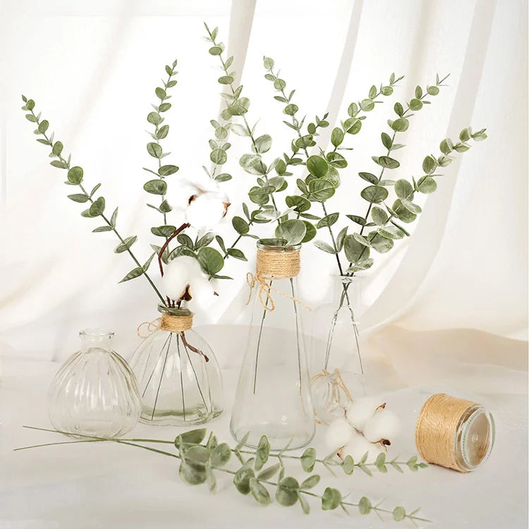10pcs Artificial Eucalyptus Leaves