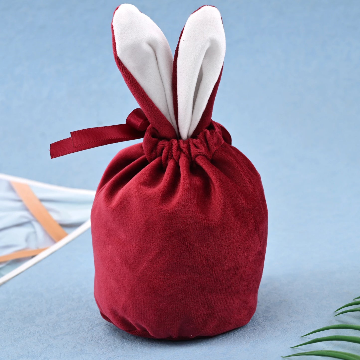Easter Candy Bag Chocolate Bags Cloth Pouch Cute Bunny Gift Packing Bags Ears Design Birthday Wedding Party Jewelry Organizer