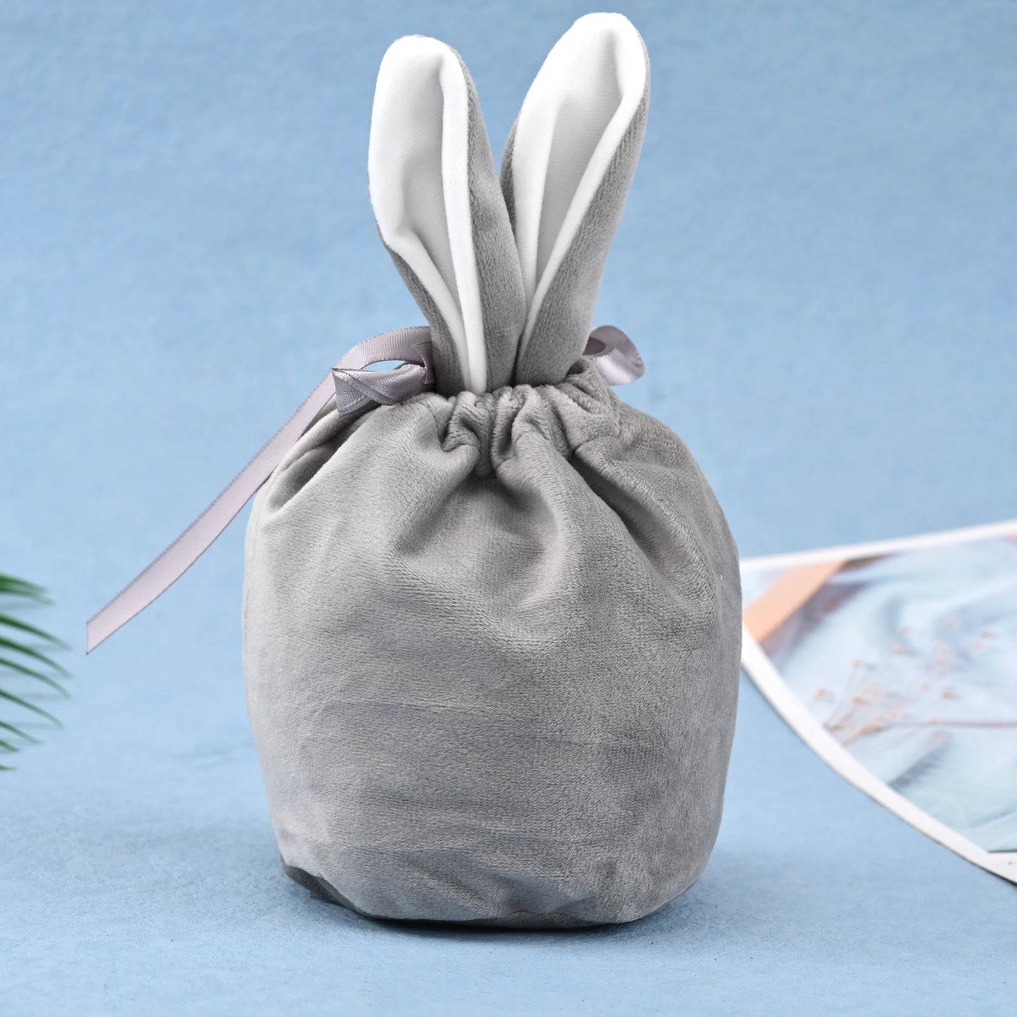 Easter Candy Bag Chocolate Bags Cloth Pouch Cute Bunny Gift Packing Bags Ears Design Birthday Wedding Party Jewelry Organizer