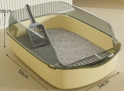 Anti-Splash Cat Litter Box