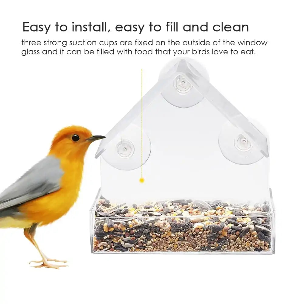 ClearView Suction Bird Feeder