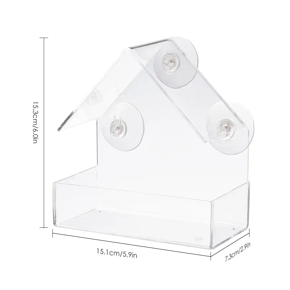 ClearView Suction Bird Feeder