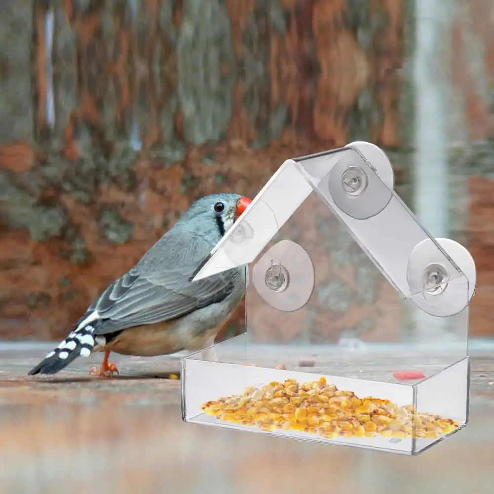 ClearView Suction Bird Feeder
