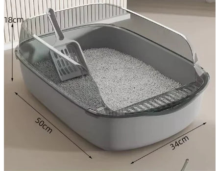 Anti-Splash Cat Litter Box
