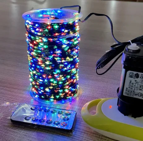 Solar-Powered LED String Lights