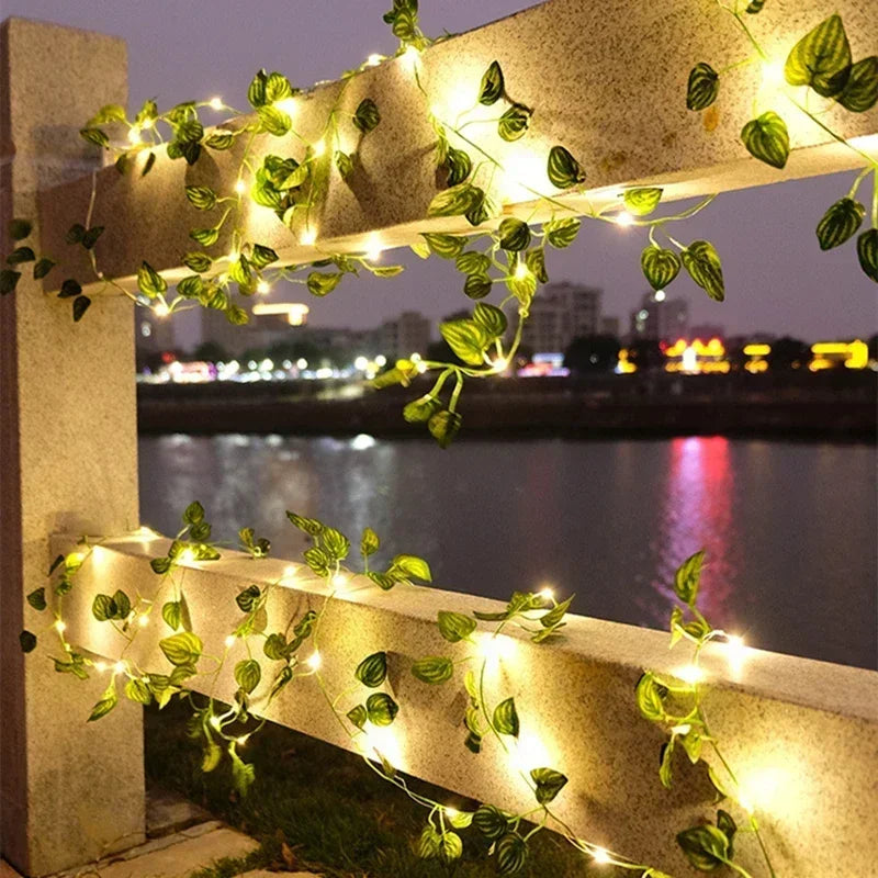 Hanging Garland with LED Lights