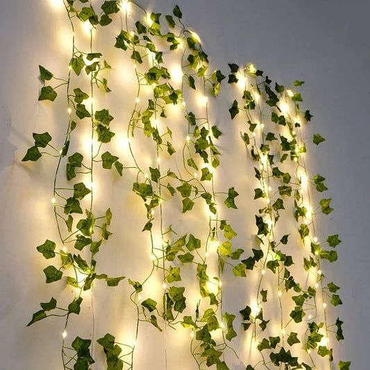 Hanging Garland with LED Lights