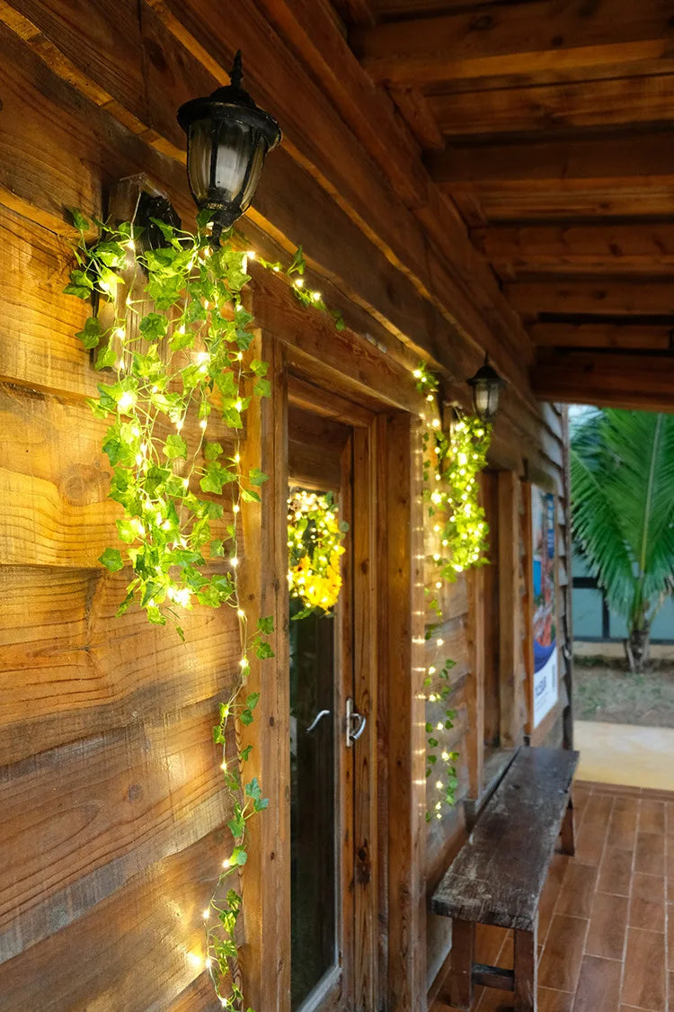 Hanging Garland with LED Lights