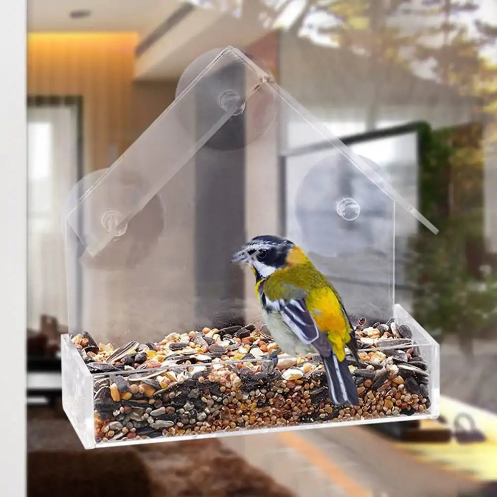 ClearView Suction Bird Feeder