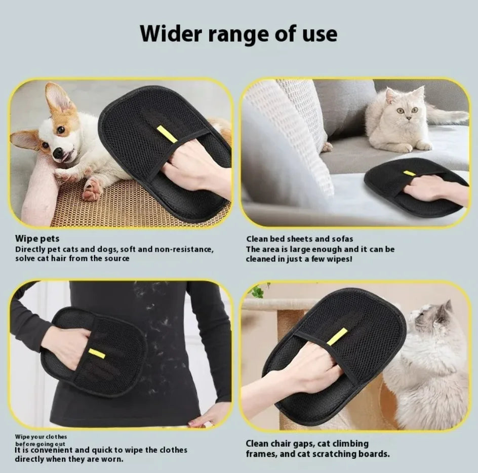 Magic Fur-Lift Grooming Gloves