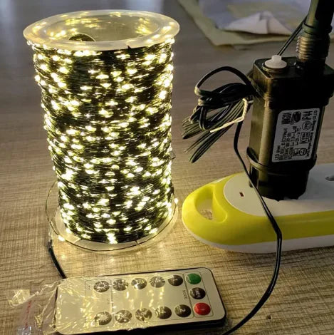 Solar-Powered LED String Lights