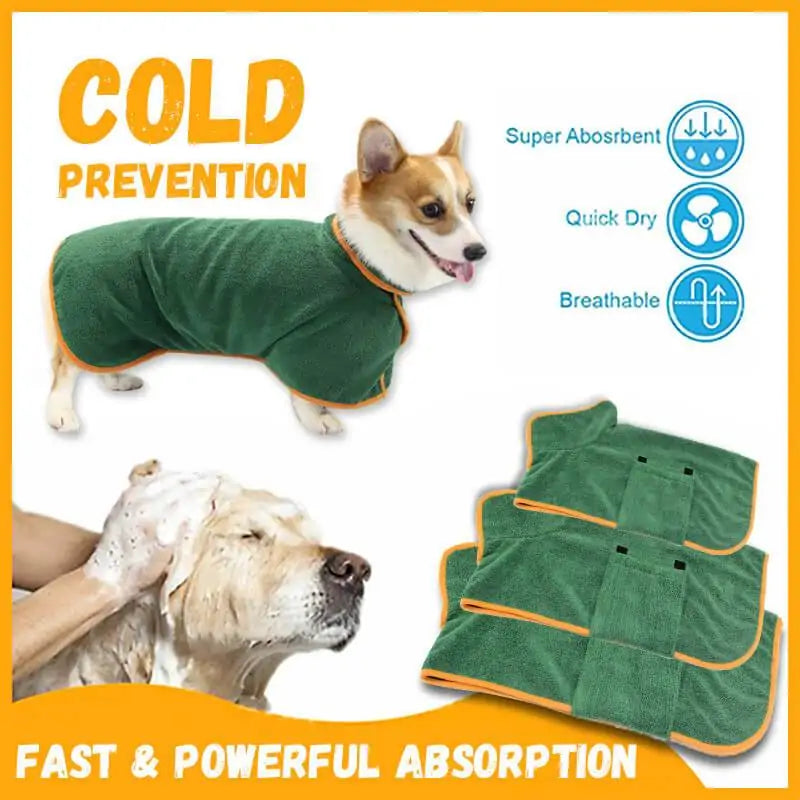 Soft Pet Bathrobe Towel