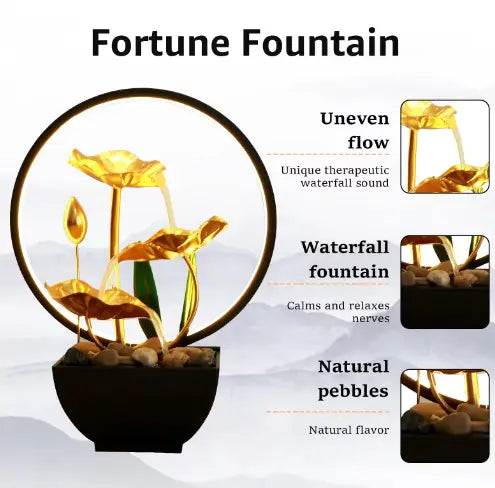 Soothing Desktop Waterfall Fountain