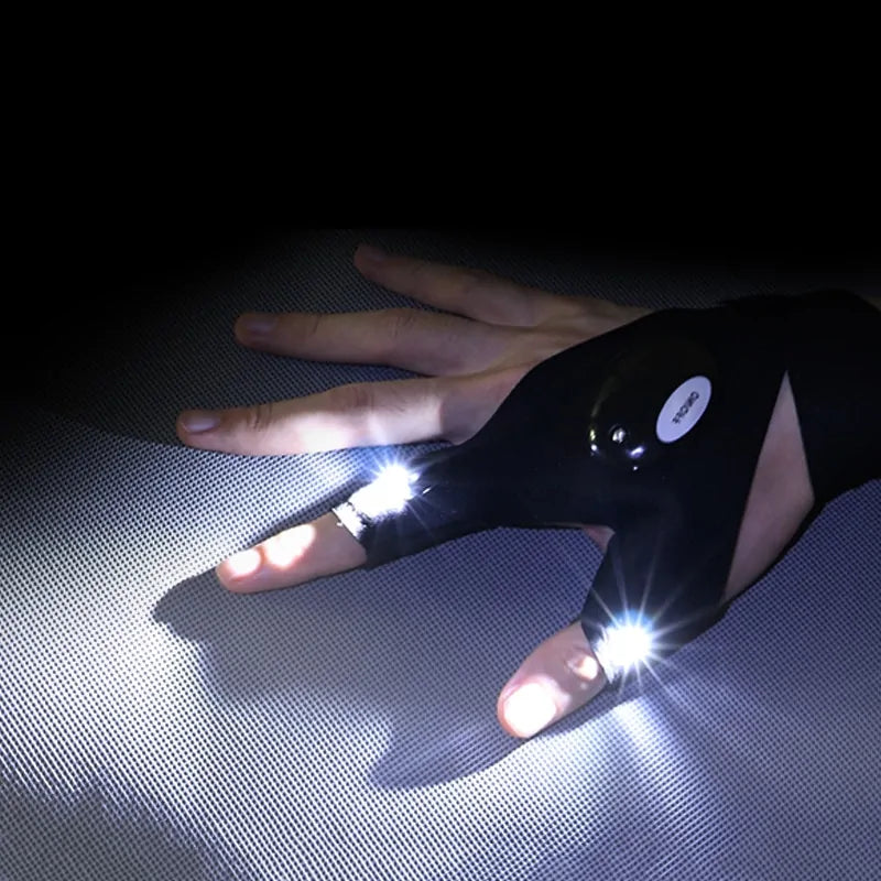 Luminous Fingerless Outdoor Glove